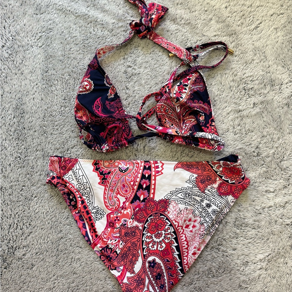 Paisley Halter Bikini Set - Picture 2 of 5